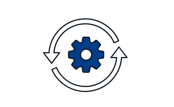 繰り返し作業の自動化（RPA）のイメージ